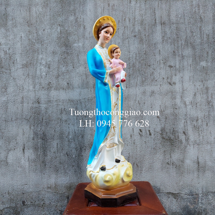 Tượng Đức Mẹ La Vang 70cm composite
