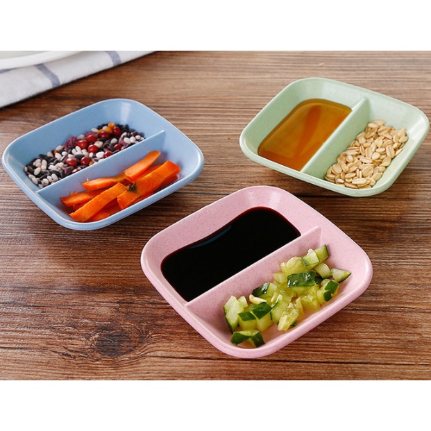 Chén gia vị hai ngăn an toàn đơn giản tinh tế