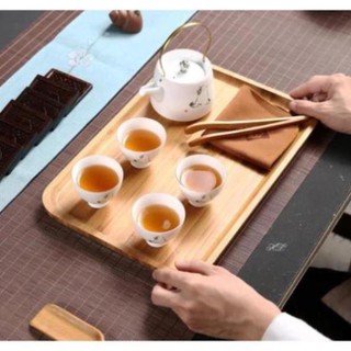 KHAY CHỮ NHẬT GỖ TRE CAO CẤP
