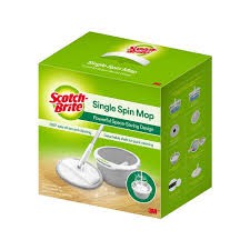 Bộ lau nhà 360 độ cải tiến mới nhỏ gọn cao cấp thông minh Scotch-Brite 3M BLN-360CT