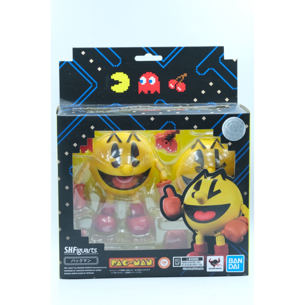 Mô Hình SHF Pac-man Chính Hãng Bandai Kamen Rider S.H.Figuarts PACMAN Pakkuman Hàng new nguyên seal