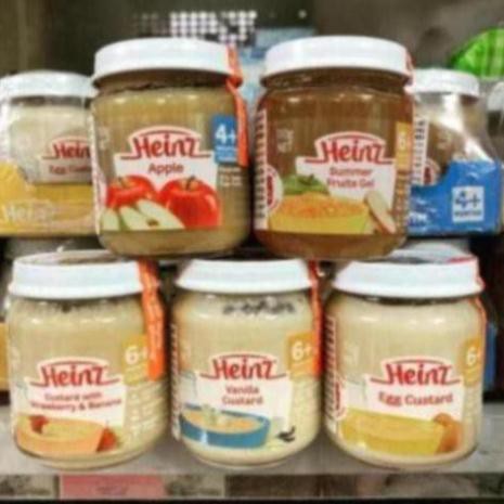 TUY Heinz - Hoa quả nghiền/ Váng Custard đóng lọ thuỷ tinh 110g Úc (có tem NK chính hãng)