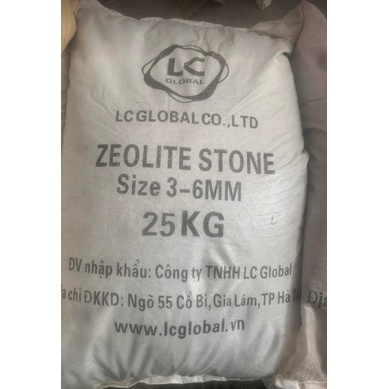 Đá zeolite -đá lọc nước - đất trồng cây - trồng thủy canh bao 25kg