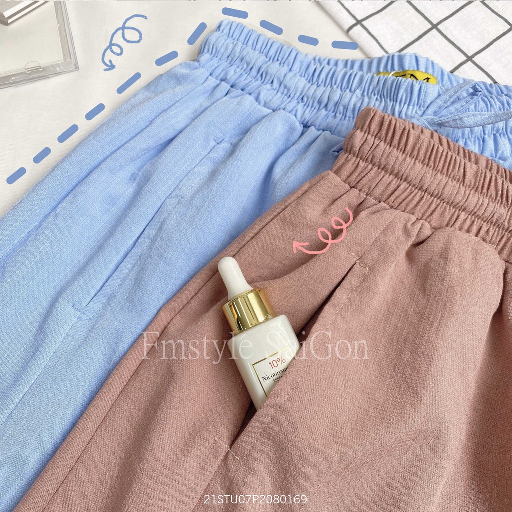 Quần short đũi dây rút VM STYLE ulzzang thời trang 30_ 22STU04P22101 | BigBuy360 - bigbuy360.vn