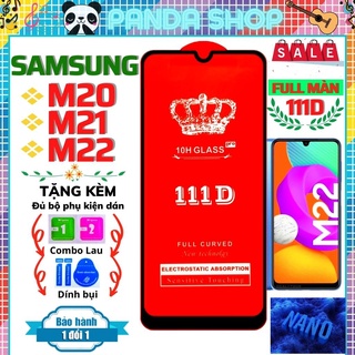 Kính cường lực samsung m22 m21 m20 dán full màn hình 111D trong suốt - Độ cứng cực cao bảo vệ điện thoại vỡ màn hình.