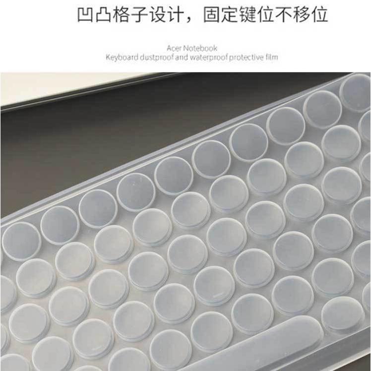 Miếng Dán Bàn Phím Bằng Silicone Trong Suốt Cho Bàn Phím Không Dây bluetooth Logitech pop