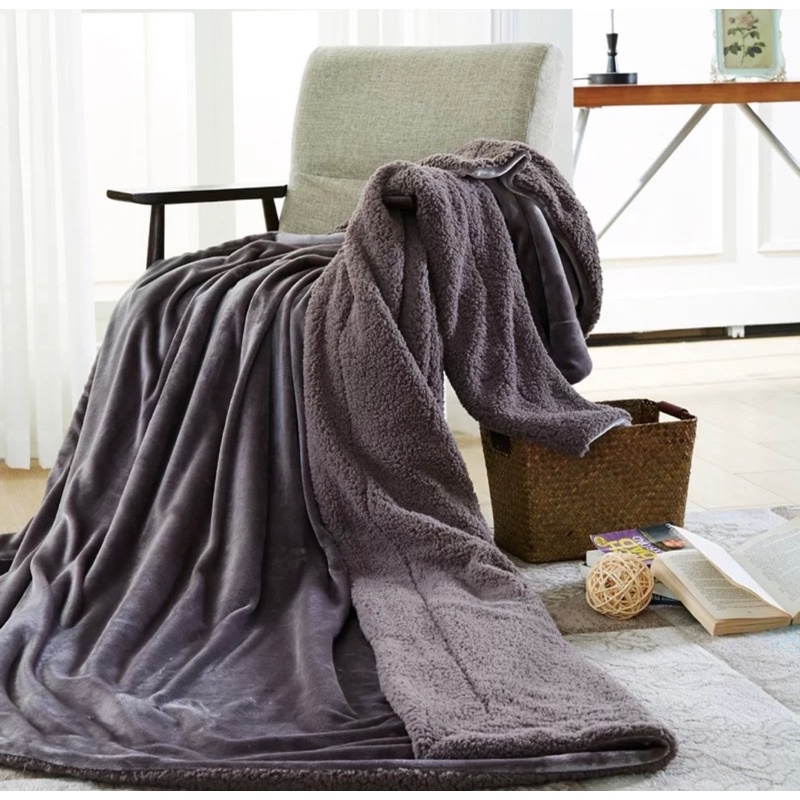 Chăn lông cừu Mượt Decor, mền lông tuyết dày 2 lớp đại hàn cho bé và gia đình kích thước 2mx2m3