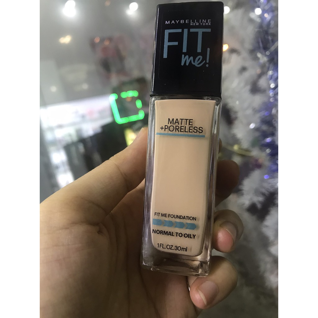 Kem Nền Mịn Lì Fit Me Maybelline 120 Classic Ivory 30ml Fit Me Matte + Poreless Foundation