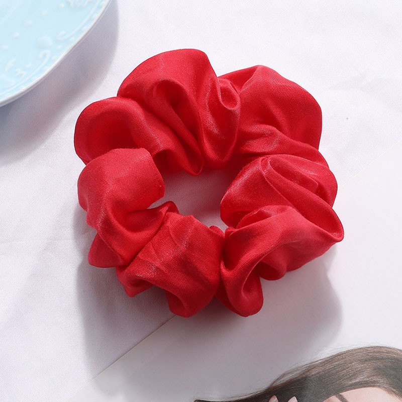 Dây buộc tóc màu trơn xinh xắn cho nữ