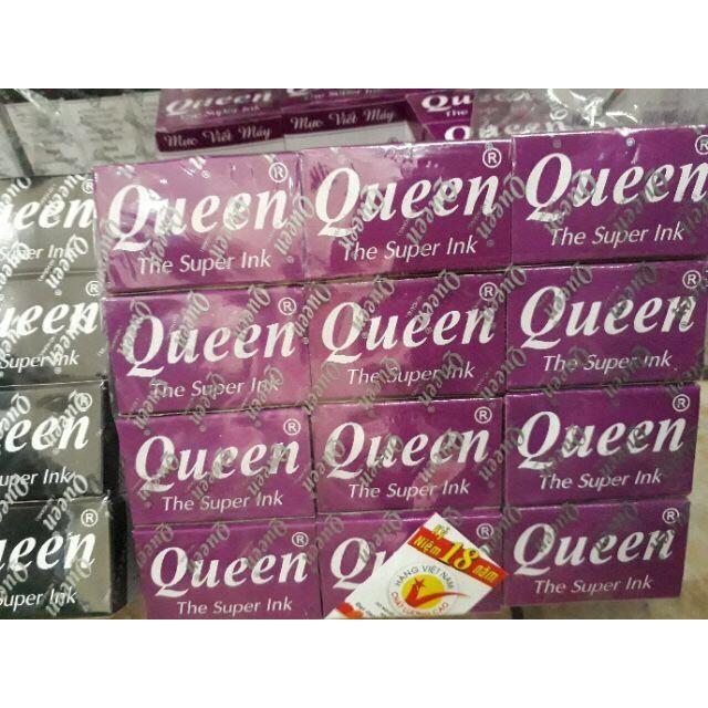 Sỉ 24 Lọ Mực viết bút máy,Mực Queen