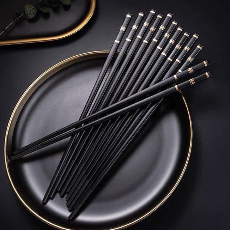 10 Đôi Đũa Chịu Nhiệt Cao Chống Trượt Sang Trọng Cao Cấp