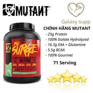 Mutant iso surge whey protein tăng cơ tinh khiết 5lbs - 2.27kg