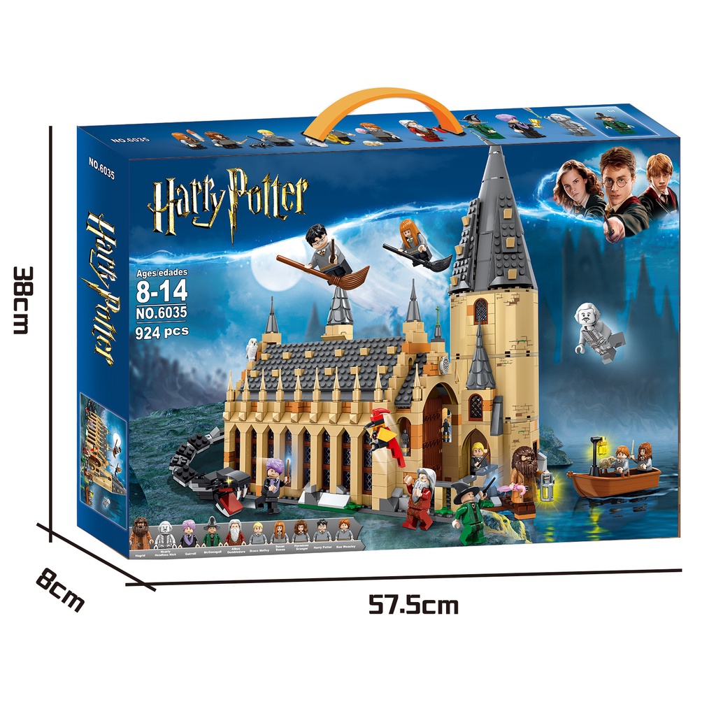 Đồ chơi Lắp ghép Mô hình Movie Harry Potter Năm Nhất Tại Học Viện Hogwarts  Bela 11007 Lele 69503 SX6035