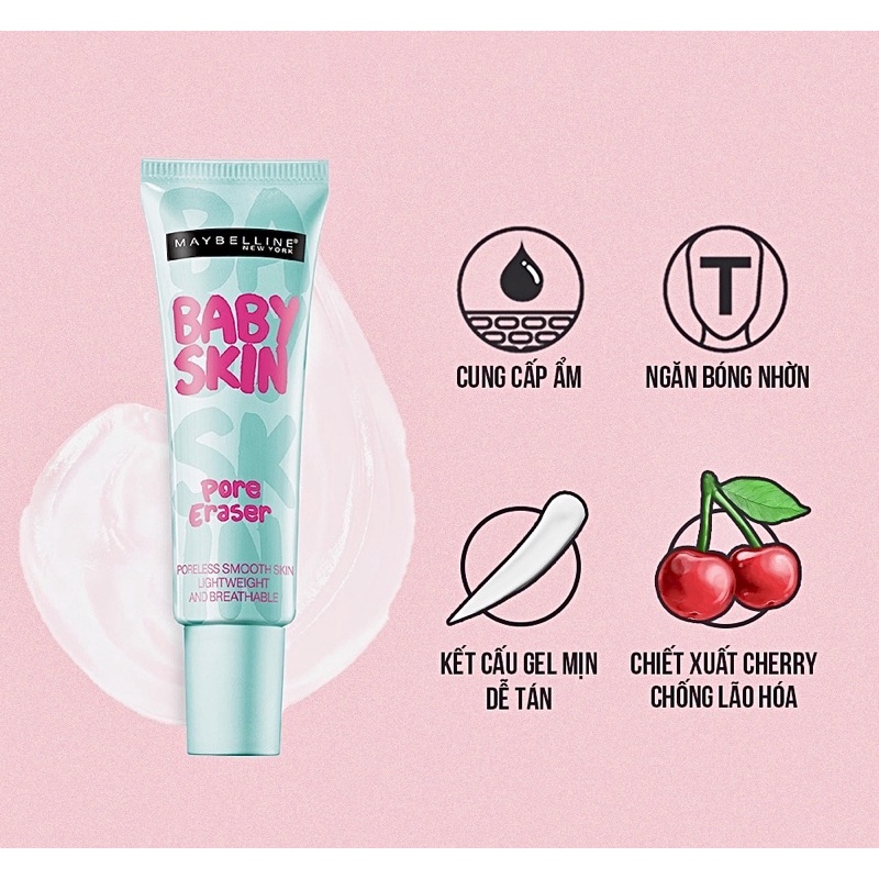 Kem lót trang điểm BABYSKIN Maybeline (HÀNG CÓ SẴN)