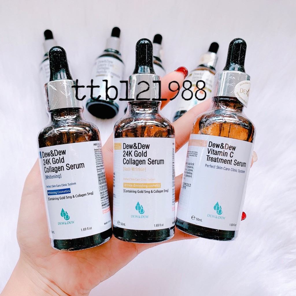 Serum Tinh Chất DEW & DEW Vitamin C - Galactomyces - Bifida - Acne - Anti wrinkle + Tinh Chất LEBELAGE