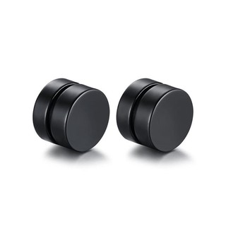 Khuyên tai nam châm tròn inox nam nữ