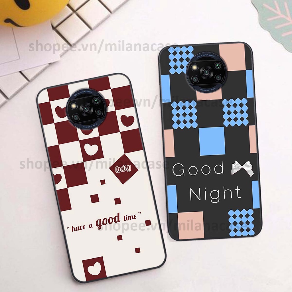Ốp Xiaomi Poco X3 / Poco X3 Pro caro họa tiết nhiều màu sắc siêu đẹp thời trang cá tính