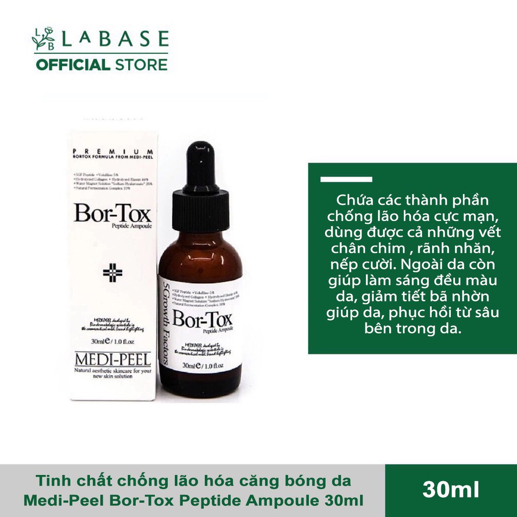 Tinh chất chống lão hóa căng bóng da Medi-Peel Bor-Tox Peptide Ampoule 30ml