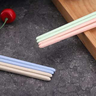 Set 4 đôi đũa chất liệu lúa mạch an toàn cho bé