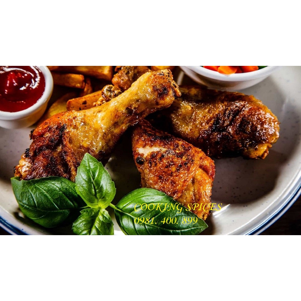 Lá Kinh Giới Tây  gia vị pizza, ướp thịt steak gà KFC, mỳ Ý.