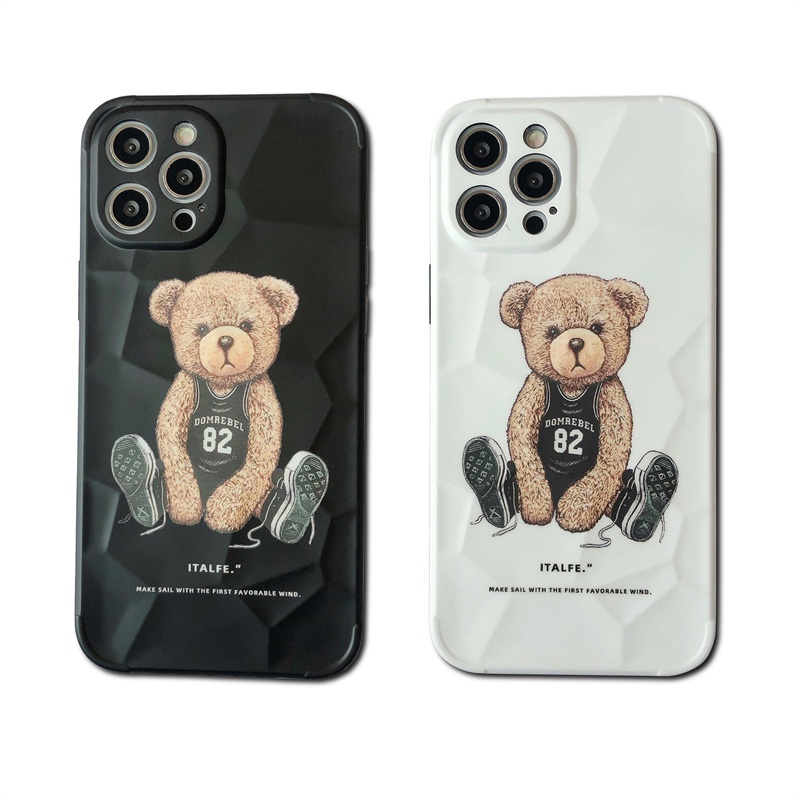 Ốp điện thoại hình gấu bông cho iPhone 11 /11 Pro Max / iPhone 7 Plus / iPhone X /XR /XMax/iPhone 12/12Pro/ 12ProMax