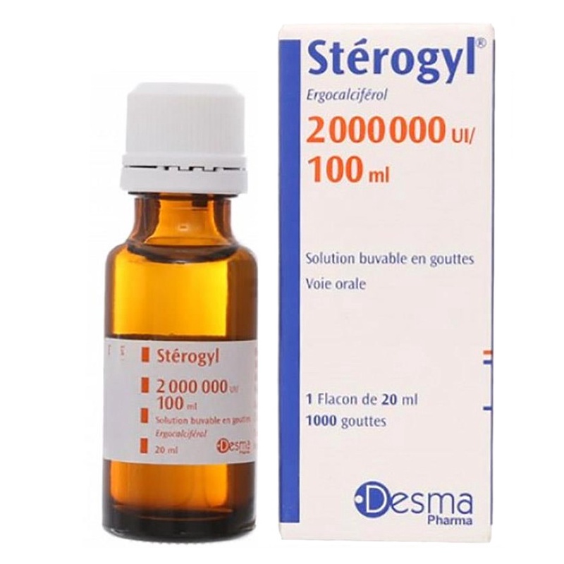 ✅ [CHÍNH HÃNG] Stérogyl - bổ sung vitamin D - Dự phòng và hỗ trợ điều trị thiếu vitamin D ở trẻ sơ sinh và trẻ nhỏ.