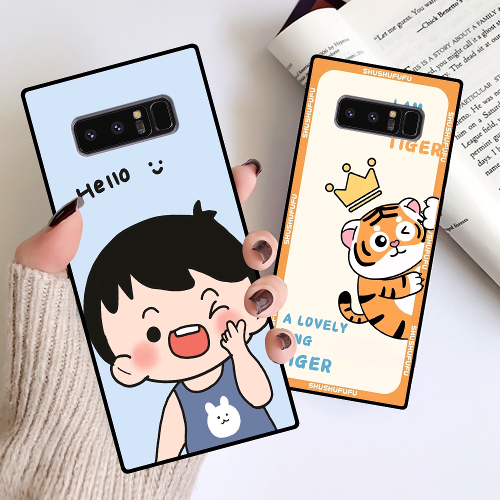 Ốp lưng Samsung Note 8 - Note 9 in hình mickey, hổ, kingtiger siêu rẻ T19 - T24