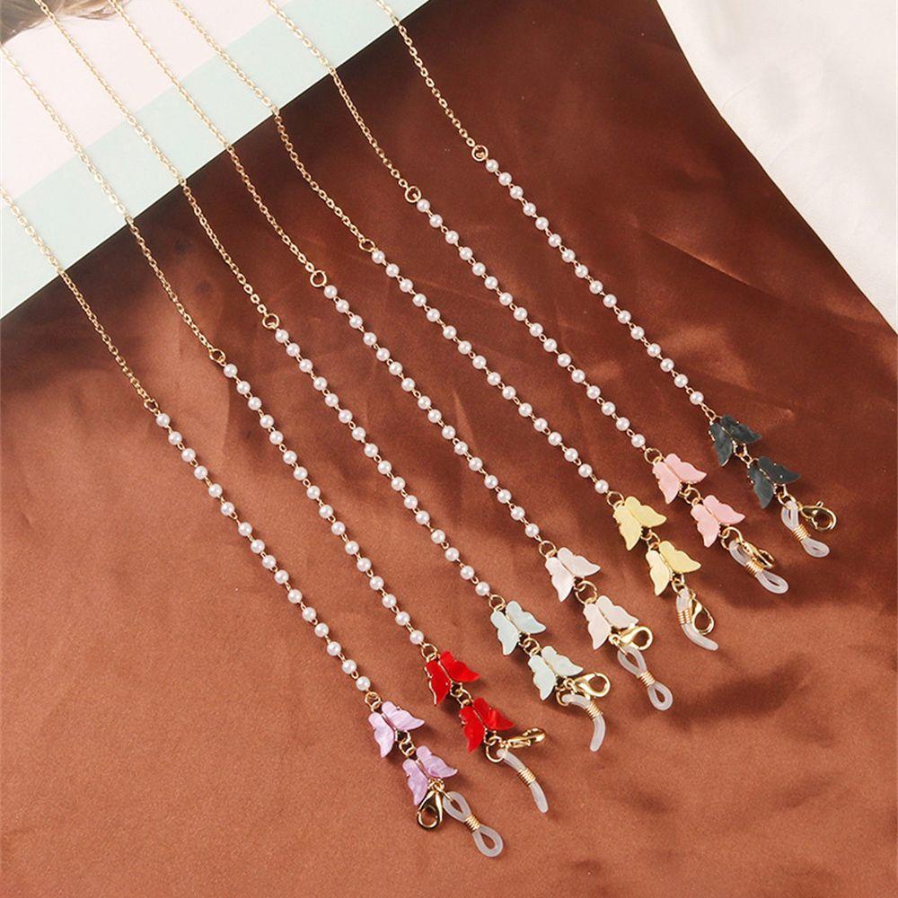 Dây Giữ Mắt Kính Bằng Acrylic Hình Bướm