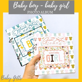 Sổ ảnh cho bé yêu - Thiết kế tên&Ngày sinh miễn phí