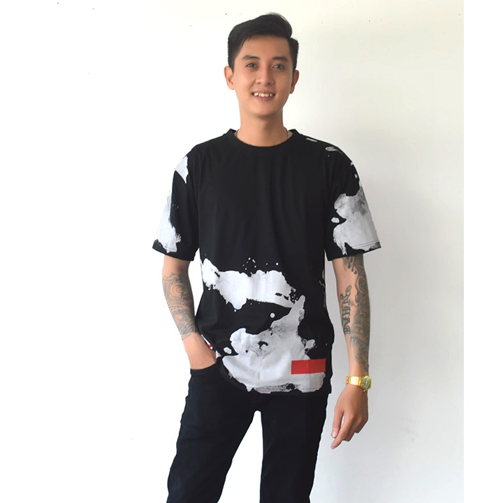 Áo thun OFF WHITE họa tiết form Oversize