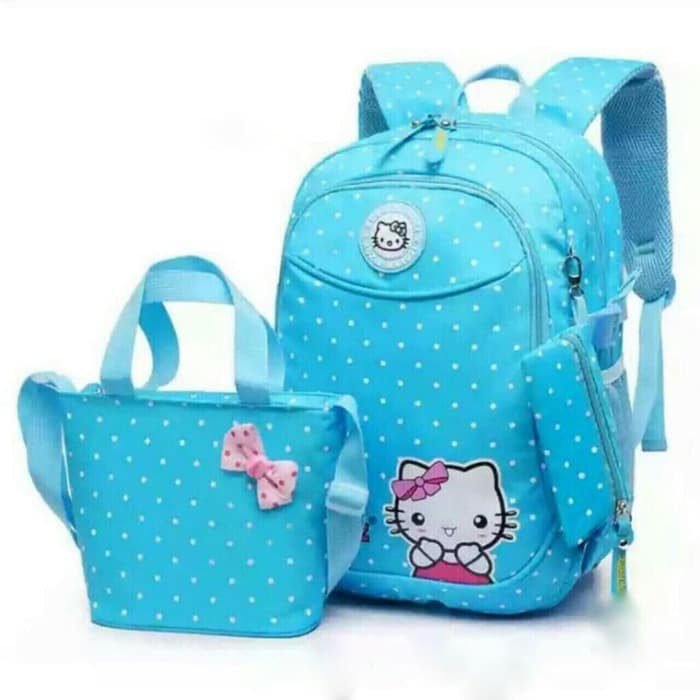 Ba Lô Đi Học Hình Hello Kitty 634-05 Cho Bé Gái Mẫu Giáo Gy540