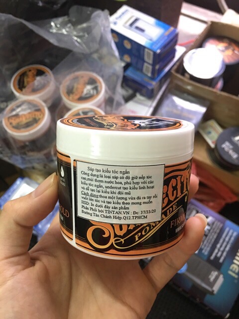 Sáp vuốt tóc SUAVECITO POMADE Firme Hold đáy hoa văn