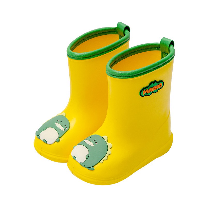 Ủng đi mưa cho bé MARIO sticker đáng yêu đế xốp mềm mại
