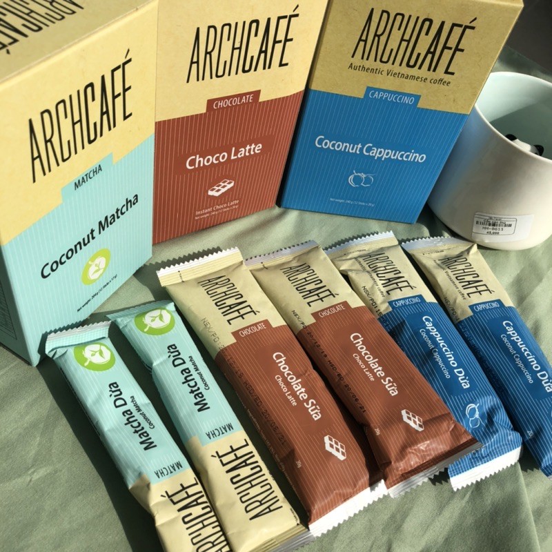 ARCHCAFÉ Matcha dừa | Choco latte | Capu dừa