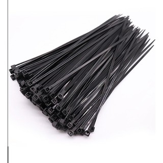 Dây Thít Đen, Lạt nhựa ĐEN, Dây Rút Đen  4*200 ( Sợi dây rộng khoảng 3mm, 500 sợi/túi )