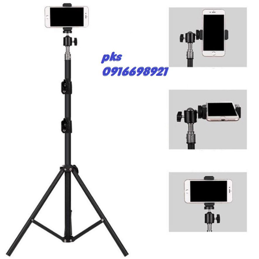 Cây quay tik tok livestream chân đứng 1.6M bi cầu q29 kẹp điện thoại HẠ THẤP ĐƯỢC XUỐNG 60CM