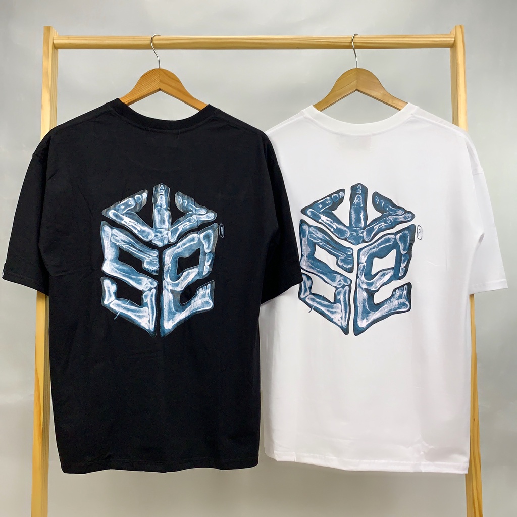 Áo Thun Phom Rộng Tay Lỡ SWE Xương, Vải Cotton 75% Co Giãn 4 Chiều.