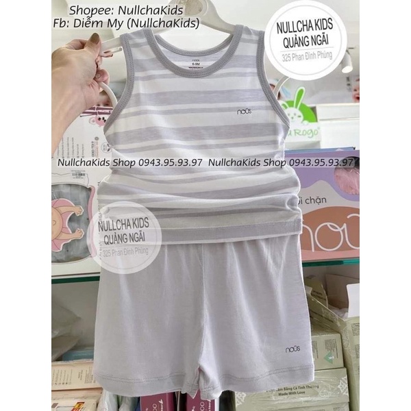 Link 2 Bộ ba lỗ Nous chất petit, air, mềm mát cho bé trai bé gái - Link 2