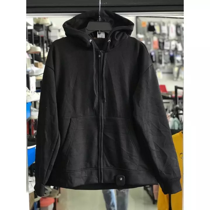 [RẺ VÔ ĐỊCH] Áo Hoodie Dây Kéo Zip Màu Đen - Hoodie Zipper Đen Trơn