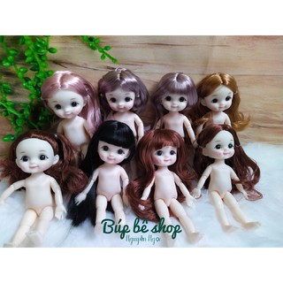Búp Bê Em Bé Mong Má Lúm Baboliy 13 Khớp cao 16cm - Không quần áo, tặng giày