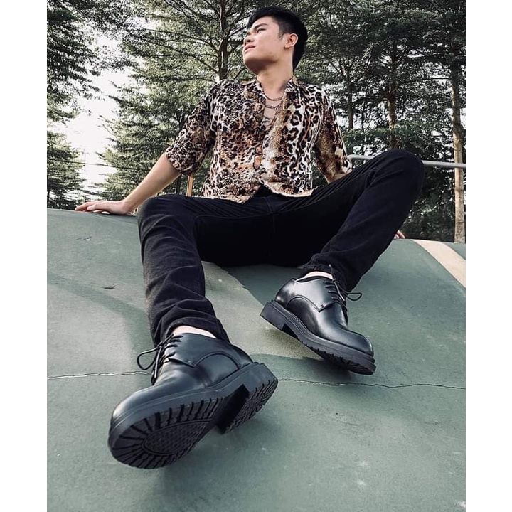 Giày da nam công sở da bò thật cao cấp AV2025