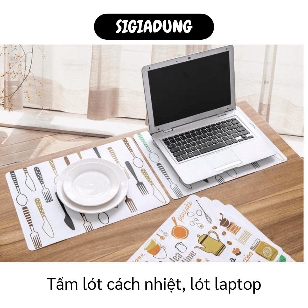 [SGD] Tấm Lót Bàn Ăn - Miếng Lót Laptop, Trang Trí Bàn Ăn Không Thấm Nước, Dễ Vệ Sinh 4967