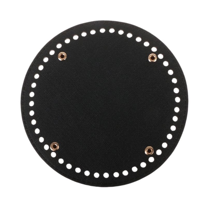 Túi Xách Da Đính Đinh Tán Đáy Tròn DIY