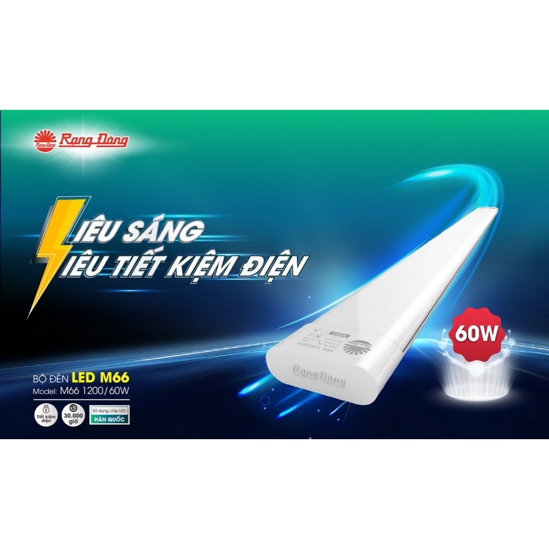 Đèn LED Rạng Đông m66 thế hệ mới