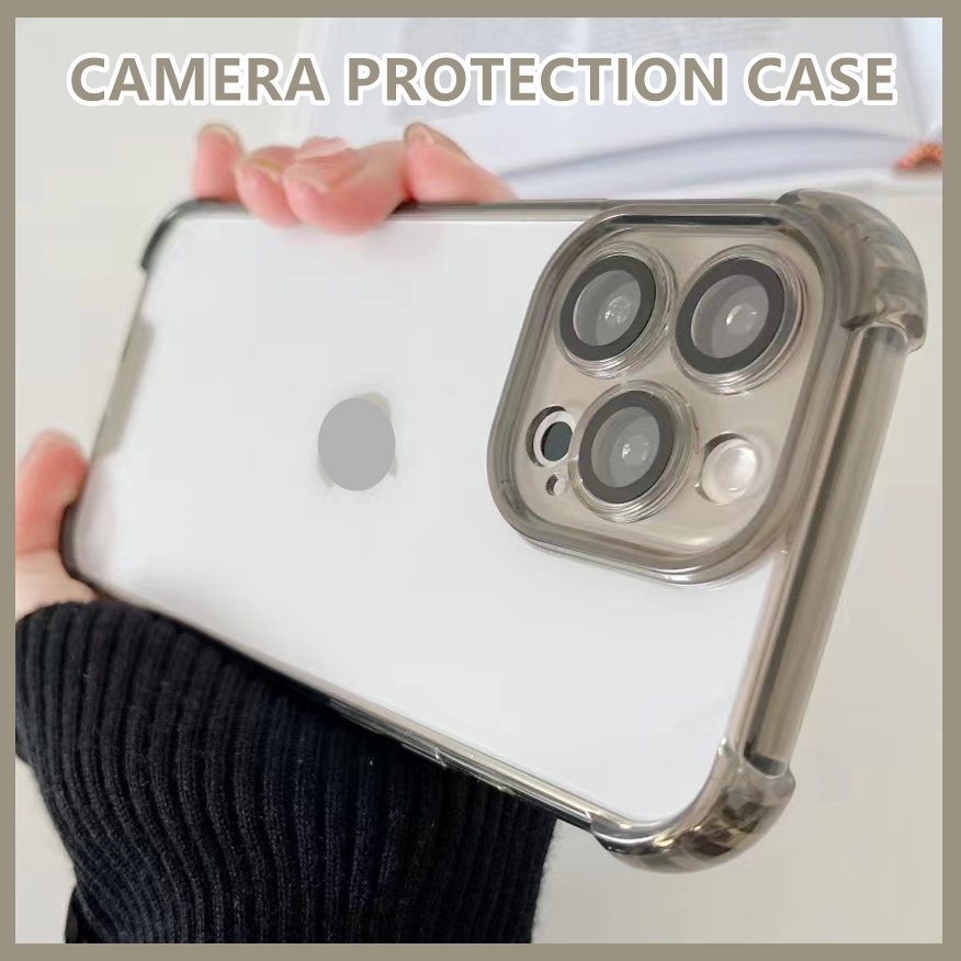 Ốp Điện Thoại PC Cứng + TPU Trong Suốt Chống Sốc Sang Trọng Cho iPhone 13 12 11 Pro Max 13 Pro Max 12 Pro