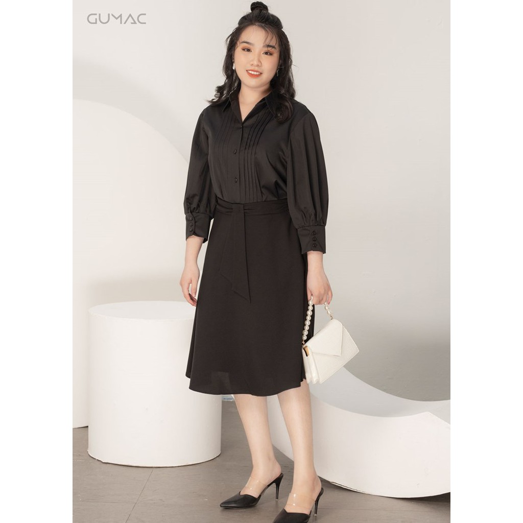 [Mã WABRGUSBD2 giảm 10% tối đa 50k đơn từ 250k] Chân váy nữ oversize thắt nơ GUMAC VA970 | BigBuy360 - bigbuy360.vn