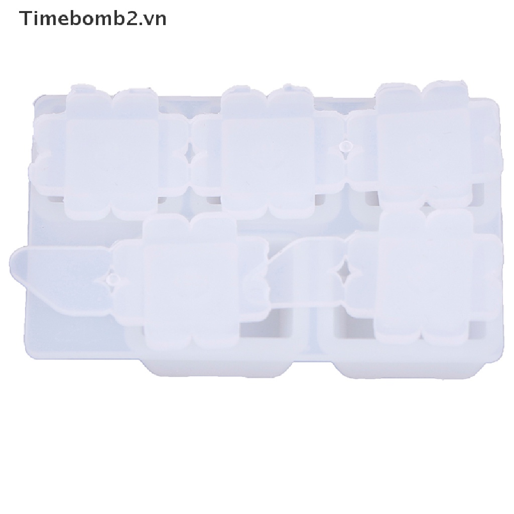 Bộ 2 Khuôn silicone Tạo Hình Dấu Chân Mèo
