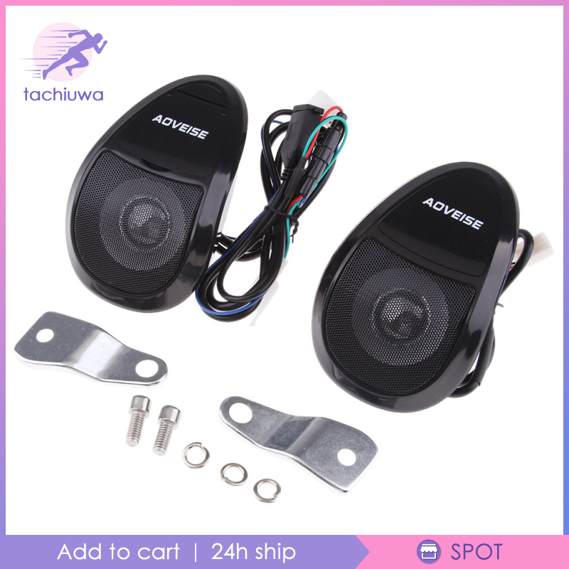 Hệ Thống Loa Bluetooth Phát Nhạc Mp3 Cho Xe Mô Tô