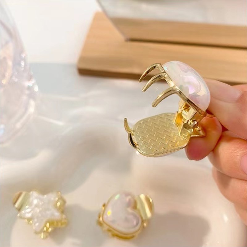 Kẹp Tóc Mini Đính Ngọc Trai Dễ Thương Phong Cách Hàn Quốc