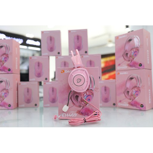 Tai nghe DareU EH469 7.1 RGB Pink | BigBuy360 - bigbuy360.vn